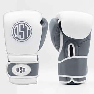 Venta al por mayor personalizado 14oz 16oz PU cuero Kick Muay Thai guantes de boxeo logotipo personalizado Color para entrenamiento personalizable artes marciales - Product Image 5