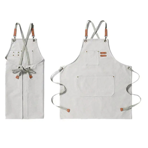 Vente en gros Tablier en toile de coton résistant à l'huile Tablier de cuisine en denim réglable pour café et jardin - Product Image 2