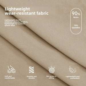 กางเกงผู้ชาย กางเกงวอร์มทรงหลวม แห้งเร็ว ใส่สบาย ทรงตรง เหมาะสำหรับกิจกรรมกลางแจ้ง กางเกงลำลอง กางเกงจ็อกเกอร์ - Product Image 6