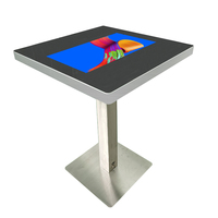Écran tactile interactif LCD pour affichage publicitaire, table tactile avec recharge sans fil pour téléphone, ODM OEM