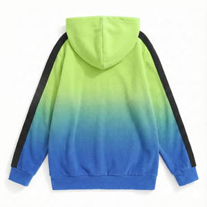 Sudaderas con Capucha Personalizadas con Rayas Universitarias, Sudaderas de Forro Polar Grueso, Sudaderas de Invierno, Ropa Urbana, Precio al por Mayor, Sudaderas de Moda - Product Image 4