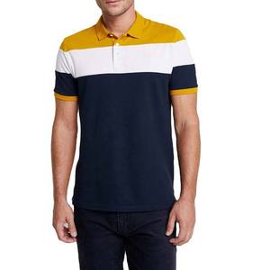 Polo de hombre informal liso de alta calidad con logotipo personalizado, fabricante de ropa transpirable, polos de algodón con contraste de talla grande - Product Image 1