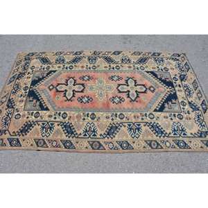 Alfombra de lana Rosa Negra turca Vintage, diseño de retales de tejido plano de 3,9x6,4 pies para decoración para sala de estar, uso de pasillo, respaldo de látex - Product Image 3