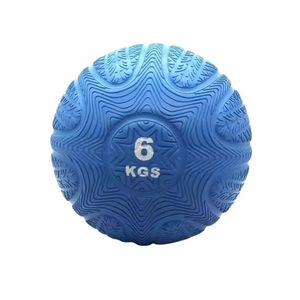 Bajo MOQ Pelota de Medicina de goma transpirable Impreso personalizado Entrenamiento Gimnasio Entrenamiento de fuerza Agarre Superficie Bolas de medicina - Product Image 2