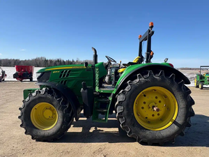 Tractor de Ruedas John Deere 6125M Usado de Alto Rendimiento, Motor PowerTech de 120HP, Caja de Cambios, Informe de Inspección del Motor, Bomba de Engranajes, Video de Inspección - Product Image 3
