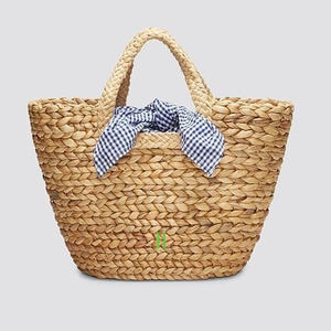 Hot Trend Water Hyacinth Bolsos para mujeres Luxury Holiday Beach OEM Aceptable Custom Logo Ladies Bolsos con lazo en Vietnam - Product Image 4