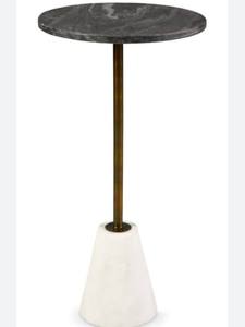 เฟอร์นิเจอร์บ้านหรูหราทันสมัย โต๊ะกาแฟทรงกลมขนาดเล็กฐานเตี้ย ดีไซน์ร่วมสมัย โครงเหล็กสีทอง ปรับระดับได้ สำหรับห้องนั่งเล่น - Product Image 6