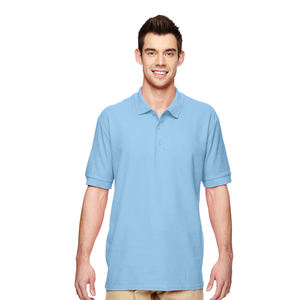 Polo de piqué sólido de ajuste clásico para hombre, camiseta Polo de mezcla seca para hombre - Product Image 4