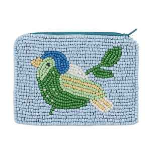 Portefeuille à pièces brodé pour enfants, petite pochette à fermeture éclair mignonne - Product Image 1