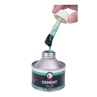 Ciment pour pneus P2406 en caoutchouc naturel vert 125 ml avec garantie de 2 ans pour la réparation de pneus et la réparation des crevaisons
