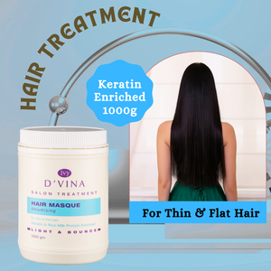 Tratamiento de salón de hiedra D'vina Mascarilla para el cabello Volumisiing Tratamiento enriquecido con Proteína de Trigo OEM Etiqueta Privada Fabricación Malasia - Product Image 2