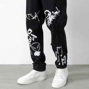 Usine directe hommes taille moyenne droite Stretch pantalons décontractés moyen polyvalent solide Denim adoucissant automne hiver coupe régulière - Product Image 4