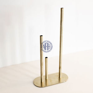 Vase décoratif en métal à 3 tubes pour cadeau de mariage Centre de table Faveur Bulk Export Factory - Product Image 4