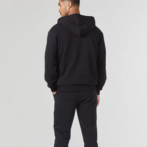 Sudadera con Capucha Ligera de Forro Polar para Invierno, Bordada Personalizada, con Impresión DTG, Ecológica, de Secado Rápido, Estilo Casual Urbano para Hombre - Product Image 3