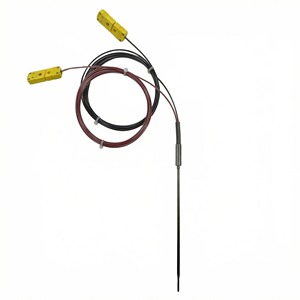 Термопара типа K с двойной изоляцией, зонд из нержавеющей стали, высокоточный высокотемпературный датчик - Product Image 1