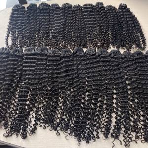 Vente en gros extensions de cheveux humains vietnamiens à donneur unique brut aligné sur les cuticules noires naturelles à ondulation profonde pour la fabrication de perruques - Product Image 6
