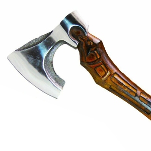 Meilleur vendeur hache de camping faite à la main hache de combat Viking en acier au carbone de qualité supérieure avec gaine en cuir Offre Spéciale haches en acier au carbone - Product Image 5