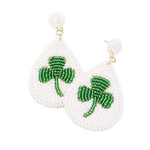 Beaded Earrings Embroidery Wholesale Hand Made Fashion Multi Colour Earrings <b>Artificial</b> Jewelry for Women Earrings <b>Best</b> Quality - Product Image 3