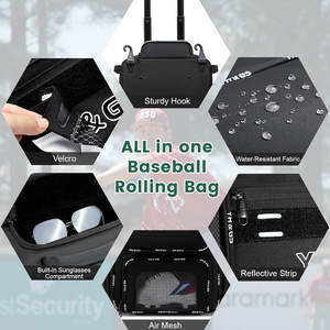 กระเป๋าเป้สะพายหลังเด็กผู้ชายน้ำหนักเบาคุณภาพสูงกระเป๋าเป้สะพายหลังแบทแพ็คแบบปรับแต่งได้กระเป๋าเป้สะพายหลังสำหรับเล่นกีฬาเบสบอลซอฟต์บอล - Product Image 6