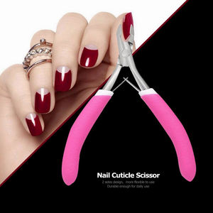 Pince à ongles avec poignée souple pour orteils incarnés Finition Dall Dissolvant de peau morte et dure Pince à ongles pour cuticules - Product Image 2