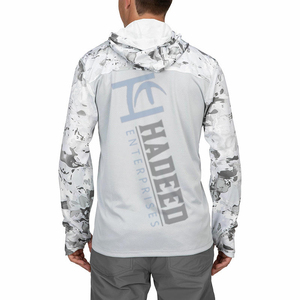 เสื้อยืดผ้าฝ้ายโพลีเอสเตอร์สำหรับผู้ชาย,เสื้อยืดแบบสวมศีรษะพิมพ์ลายแขนยาวพิมพ์ลายแบบระเหิด - Product Image 2