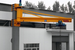 Grue à flèche murale industrielle de 1 tonne, fabrication indienne - Product Image 2