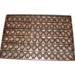 GIFT COLLECTION <b>Vintage</b> Heavy Metal Candy Chocolate Mold Tray 60 Piece - Product Image 3