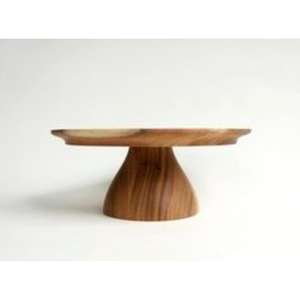 Solid Wood Cake Stand with Classic Design for Traditional and Modern <b>Dessert</b> Presentation at High-end Restaurants Parties - Product Image 1