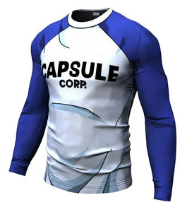 เสื้อแรชการ์ดแขนยาวลายอนิเมะพิมพ์ลายดิจิทัลสำหรับผู้ชาย ระบายอากาศได้ดี แห้งเร็ว เป็นมิตรกับสิ่งแวดล้อม รุ่นใหม่ล่าสุด - Product Image 5