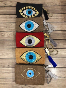 Monedero de Cuero con Cremallera, Cartera de Cuero Estampado con Cuentas de Cristal, Llavero de Muñeca con Cuentas Florales y Cartera - Product Image 6