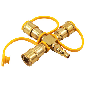 Earth Star 250 Loại 3 Cách Splitter <span class=keywords><strong>1</strong></span>/4 "Cắm <span class=keywords><strong>Propane</strong></span> Kết Nối Nhanh Cho RV Grill - Product Image 4