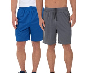 Short d'été en maille décontracté unisexe avec logo personnalisé Jogger de gym High Street avec Offre Spéciale taille moyenne respirant pour hommes - Product Image 4