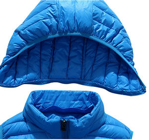 Chaleco acolchado de invierno con capucha para hombre, chaqueta acolchada de poliéster, Abrigo acolchado cálido sin mangas para exteriores de OVERSEAS SPORTS - Product Image 4