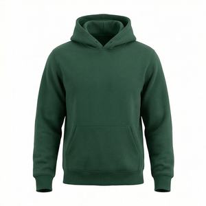 Sudadera con Capucha Personalizada para Hombre, de Algodón Grueso y Cálido, con Forro Polar, Bordado, Teñido Liso, para Clima Frío, Estilo Urbano - Product Image 1