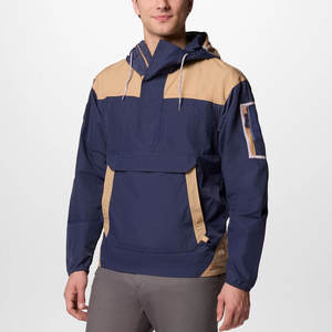 Chaqueta cortavientos para hombre de alta calidad, informal, cálida, hecha en fábrica, con cuello con capucha - Product Image 3