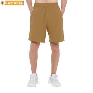 Short de sport personnalisé pour hommes Short en maille à séchage rapide avec cordon de serrage à la taille pour la course à pied - Product Image 4
