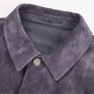 Chaqueta Casual Impermeable, Transpirable y Resistente al Viento para Hombre, de Cuero Genuino, CI-614 de CLASSIC INVENTORS, Servicio OEM - Product Image 5