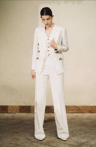 Chaqueta de Traje Cadie de Alta Calidad a Precio de Fábrica, Ropa de Mujer, Primavera, Azul Marino, Elegante, Impermeable, Estilo Minimalista Ecológico - Product Image 5