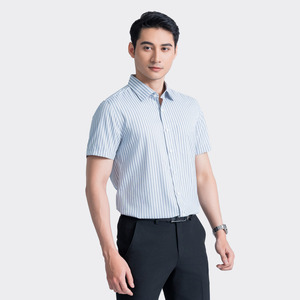 Aristino, camisa informal de manga corta de talla grande de alta calidad para hombre, tela de popelina, antiarrugas, transpirable, ajuste perfecto estampado - Product Image 2