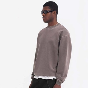 Sudadera de calidad superior para hombre, jersey de cuello redondo personalizado al por mayor, ropa informal, sudadera de color sólido a la venta - Product Image 4