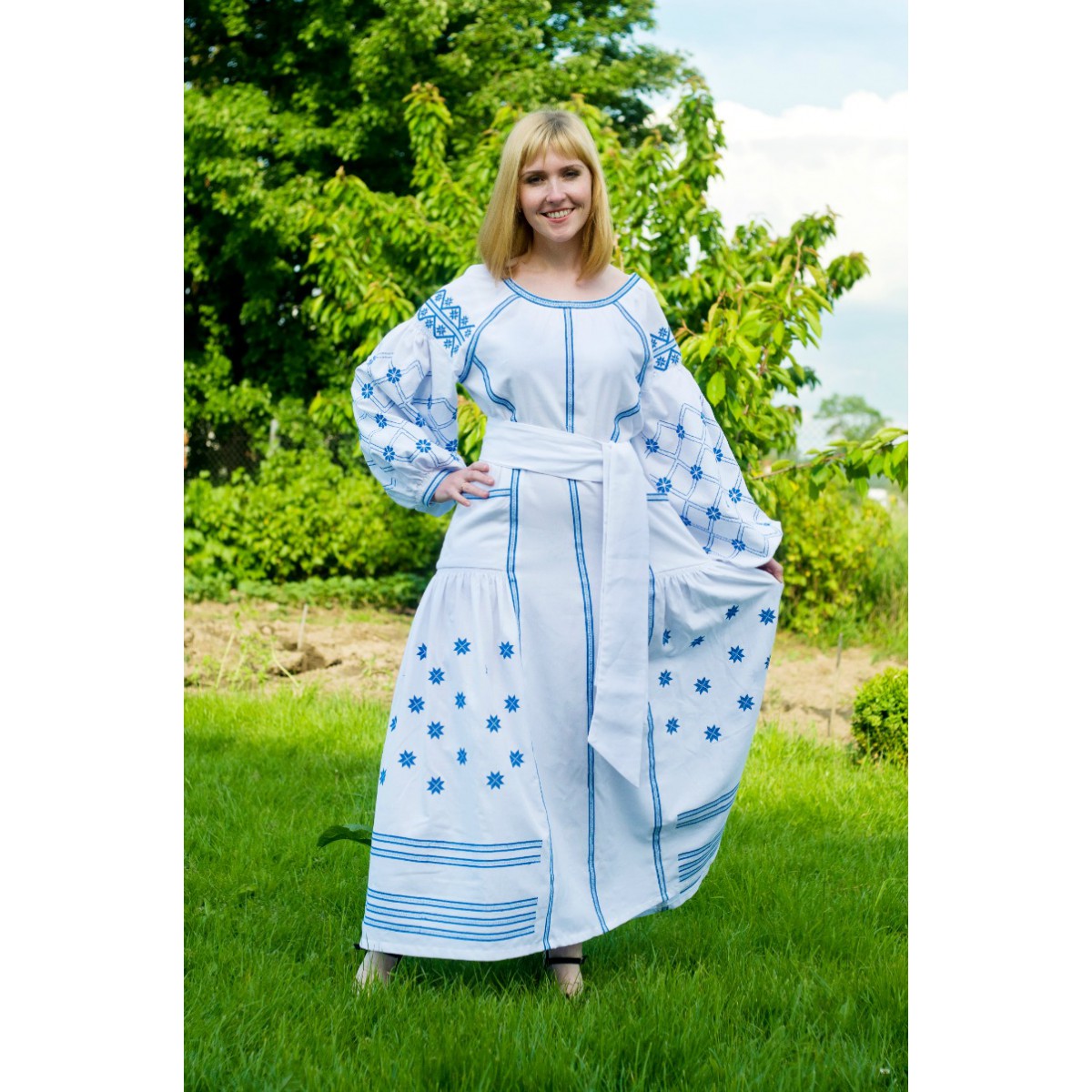 Buy Blue White Peasant Dress Casual & Romantic Design | Alibaba.com Buy Blue White Peasant Dress Casual & Romantic Design | Alibaba.com