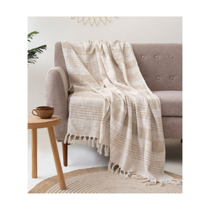 Jeté de lit et de canapé en acrylique brossé gaufré de qualité supérieure pour chambres à coucher et maisons de vacances, destiné aux acheteurs recherchant un matériau doux et confortable pour l'hiver à haute densité de fibres (GSM élevé) - Product Image 3