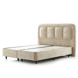 Donna NOTICE Soft <b>Bed</b> Modern French Adjustable Upholstered Pocket Spring <b>Bed</b> Base with Storage 100*200 Specialty Size Iron Frame - Product Image 1