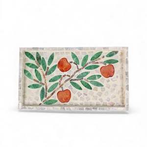 Exhibidor de Comida Hecho a Mano con Madreperla, Concha Natural para Exhibir Postres, de Fabricante Vietnamita - Product Image 3