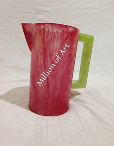 Best Quality Middle East Style Resin <b>Water</b> <b>Jug</b> Pitcher 6-Handle Glassware for Drinking Premium Set - Product Image 6