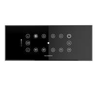 Nouvel interrupteur mural intelligent 230V avec écran LED en verre, application mobile Tuya Life, télécommande, connectivité NFC, certifié CE, 2023