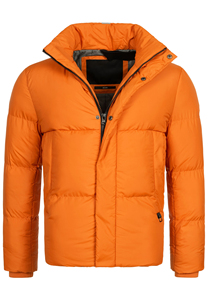 Veste matelassée pour homme, col montant, fermeture éclair, surdimensionnée, grande taille, hiver, épaisse, chaude, logo personnalisé, vêtements à bulles - Product Image 6