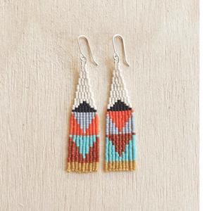 Colorful Handmade Glass Beaded Earrings for Festivals and Gifts - Product Image 4