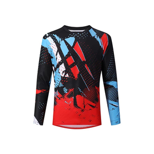 Jersey de Motocross de Manga Larga de Poliéster de la Mejor Calidad, Diseño Personalizado, 100% Poliéster - Product Image 1