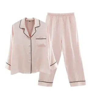 Summer Ladies Luxury Valentine Silk Satin Lingerie Cami Vest Nightwear Pijamas Sleepwear Pyjamas Sets Pjs Pj Pajamas For Women